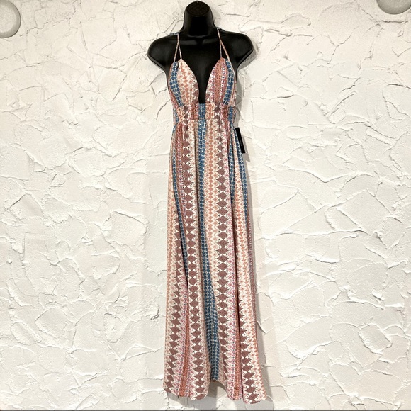 LULUS Maxin' Relaxin' Multi Print Maxi Dress - Picture 3 of 6